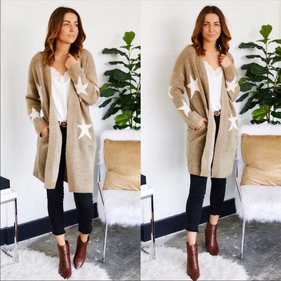 Blank NYC Count Your Stars Longline Cardigan BNWT - Picture 2 of 11